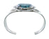 Sterling Silver Turquoise Navajo Cuff Bracelet JX130326